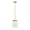 Maxim Lighting Scoop 1-Light Pendant/Flush Mount, Natural Aged Brass 21230MRNAB - alternate 1